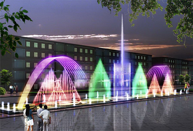 廣場(chǎng)音樂(lè)噴泉 廣場(chǎng)音樂(lè)噴泉